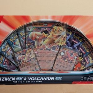 Pokémon TCG: Blaziken ex & Volcanion ex Premium Collection - 2025 Amazon Holiday